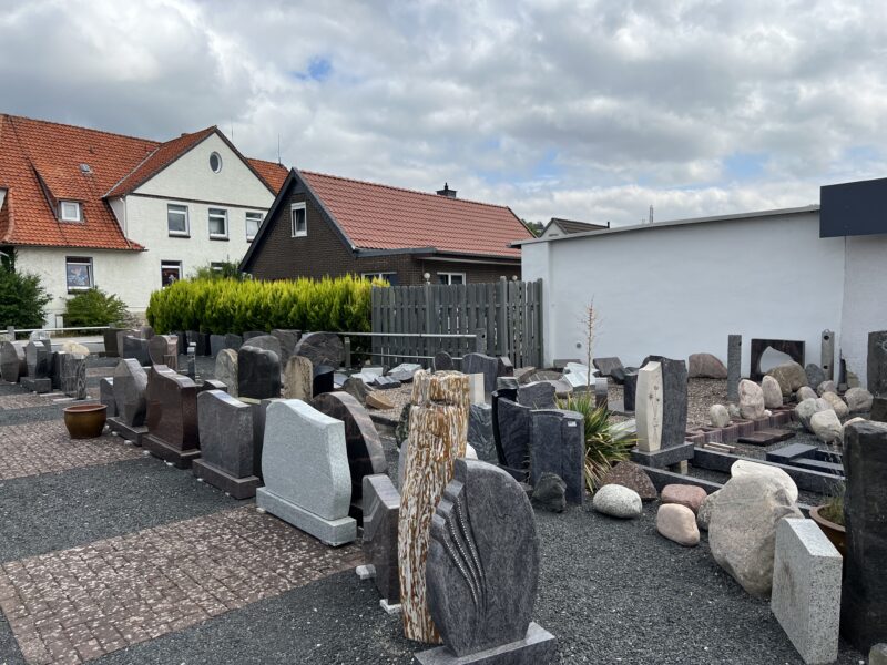 Headstone display